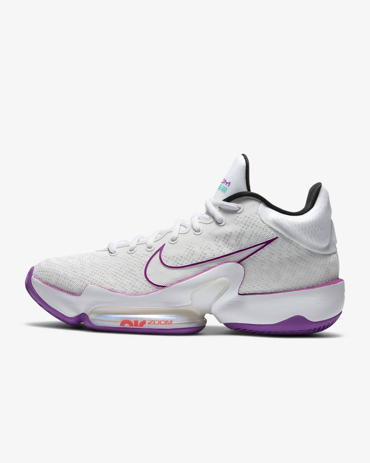 nike zoom rize basketball shoes purple